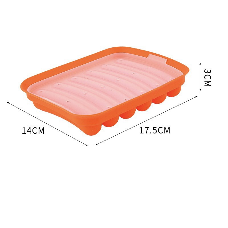 Khuôn làm xúc xích bằng silicone cho bé