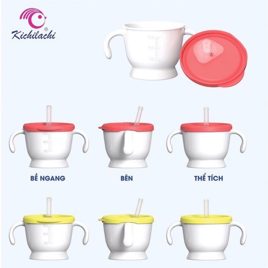Cốc tập uống nước 3 giai đoạn Kichilachi