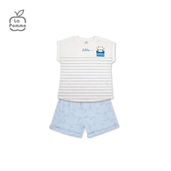 Bộ cộc tay La Pomme chú gấu nhỏ