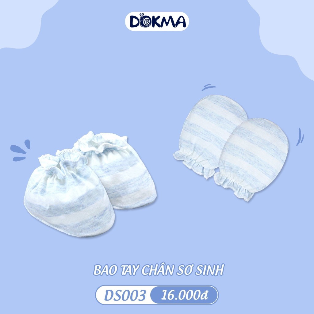 Set bao tay bao chân chun Dokma - DS003