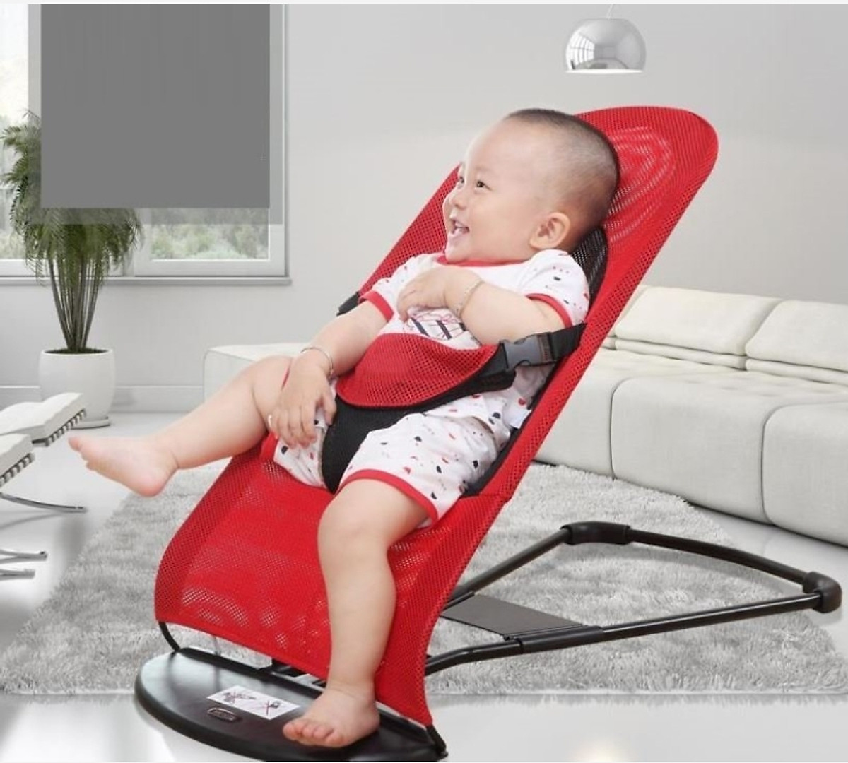 Ghế rung nhúng lưới chân chữ A