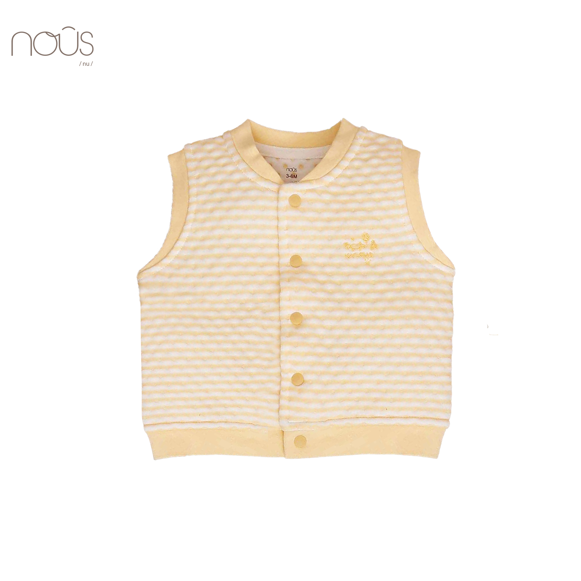 Bộ Gilet kẻ vàng