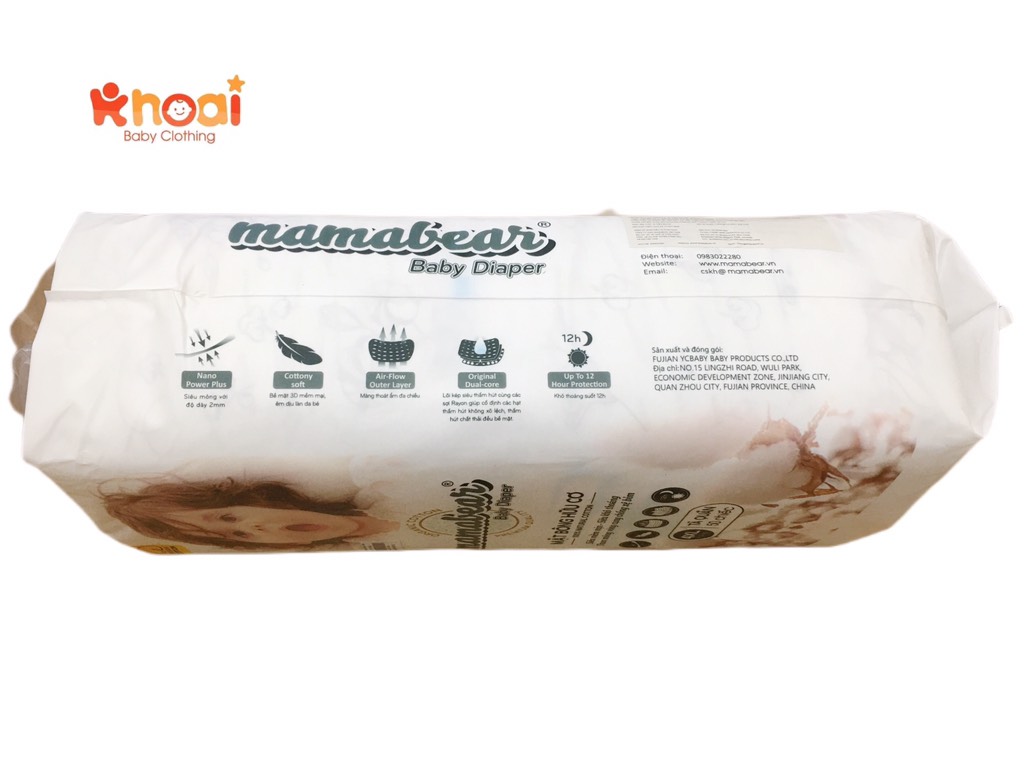 Tã quần Mama Bear size 5XL - 50 miếng (Trên 27kg)
