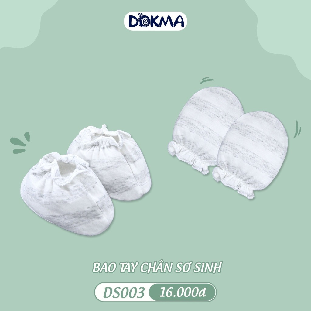 Set bao tay bao chân chun Dokma - DS003