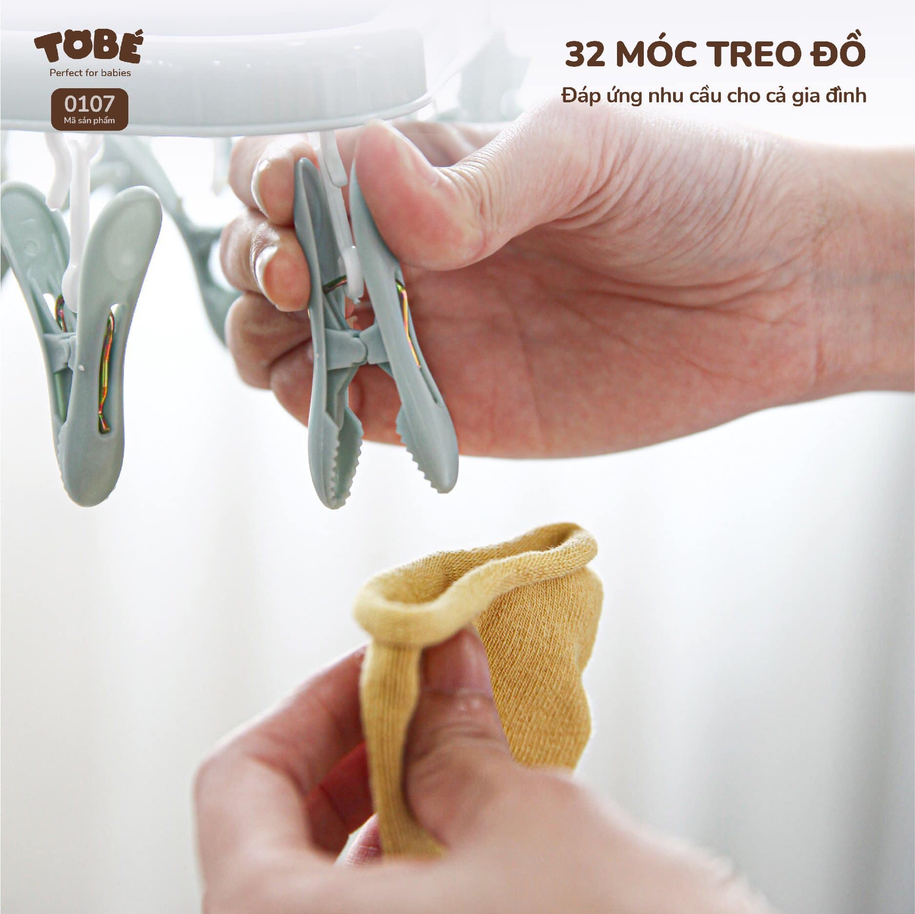 Móc chùm đa năng Tobé - 32 móc treo