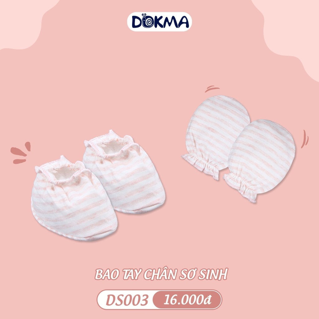 Set bao tay bao chân chun Dokma - DS003