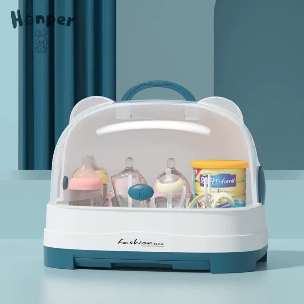 Giá úp bình sữa hình gấu Honper HP532