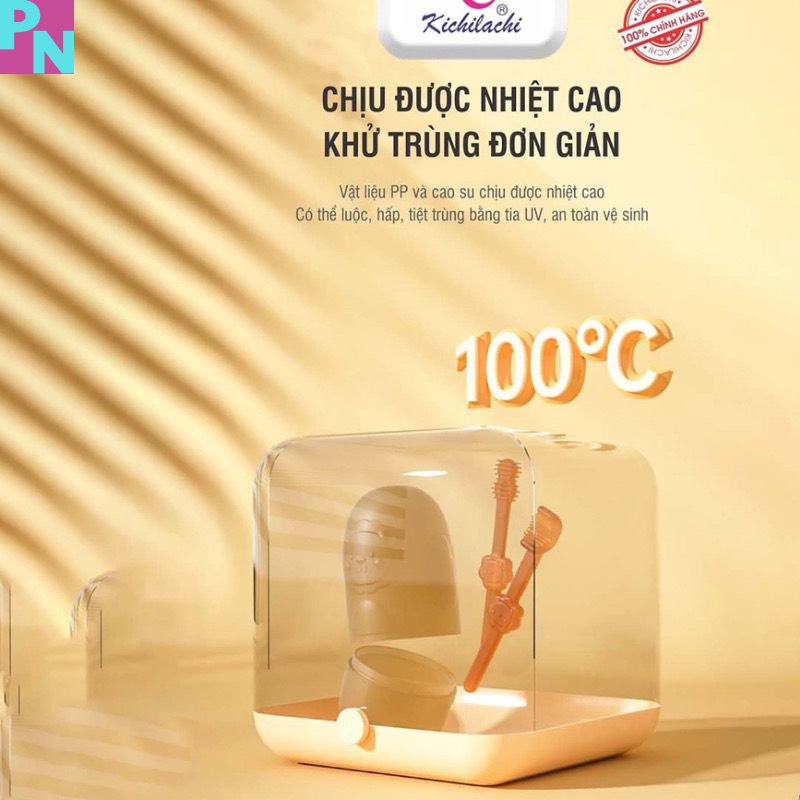 Tưa lưỡi silicone cho bé Kichilachi