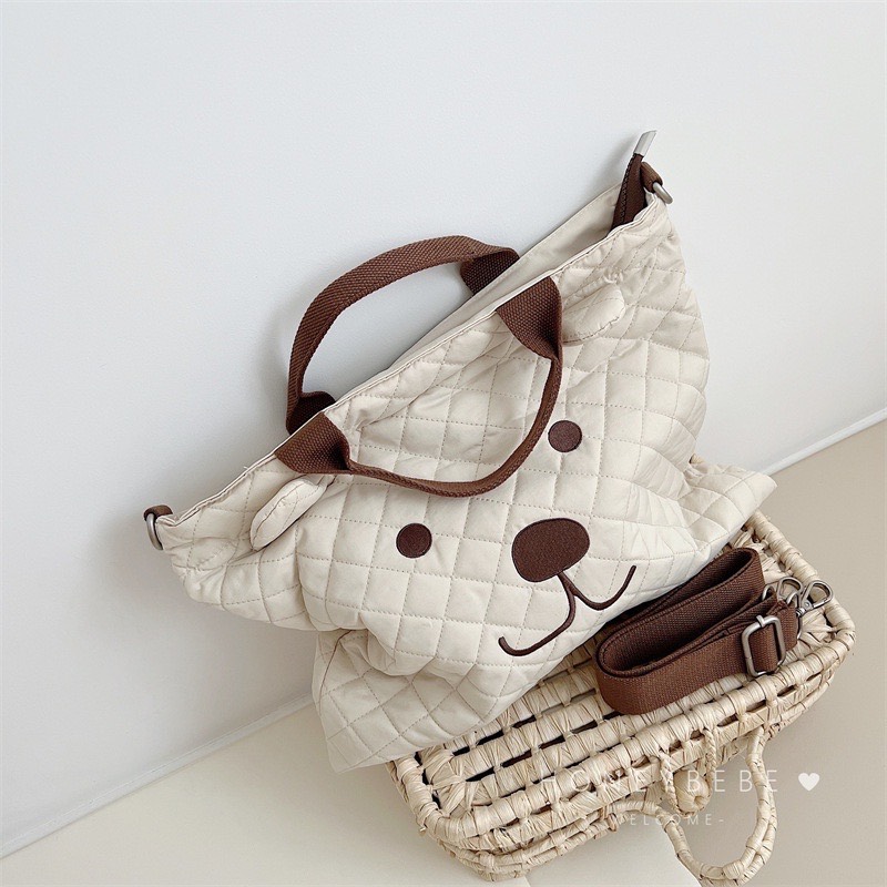 Túi bỉm sữa, túi đa năng phong cách Hàn Quốc (40x35cm)