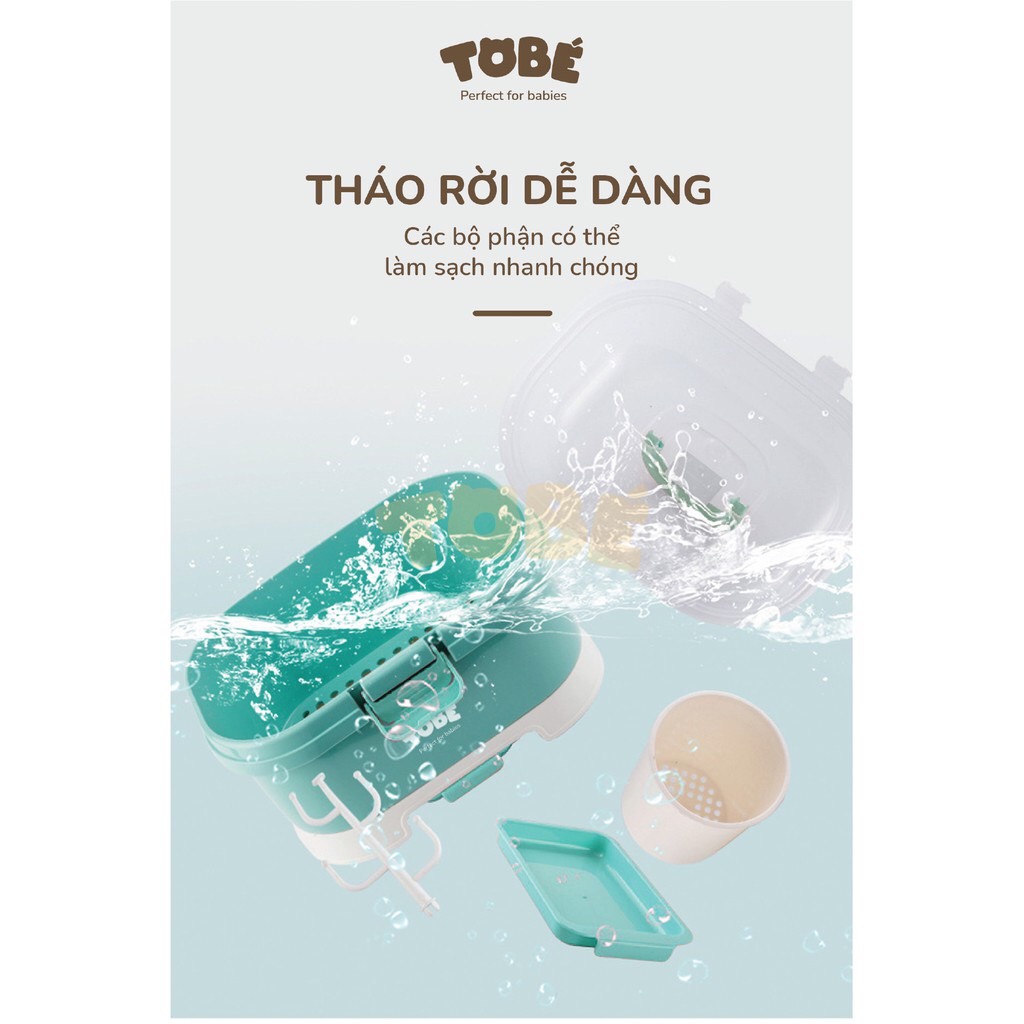 Giá úp bình sữa có nắp đậy Binky