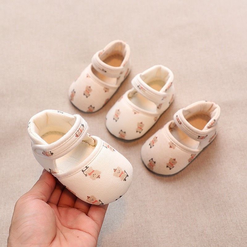 Giày cotton êm mềm phong cách Hàn Quốc
