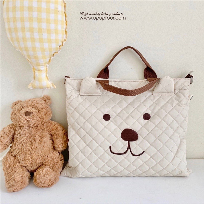 Túi bỉm sữa, túi đa năng phong cách Hàn Quốc (40x35cm)
