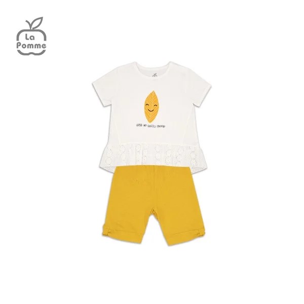 Bộ cộc tay La Pomme chiếc lá