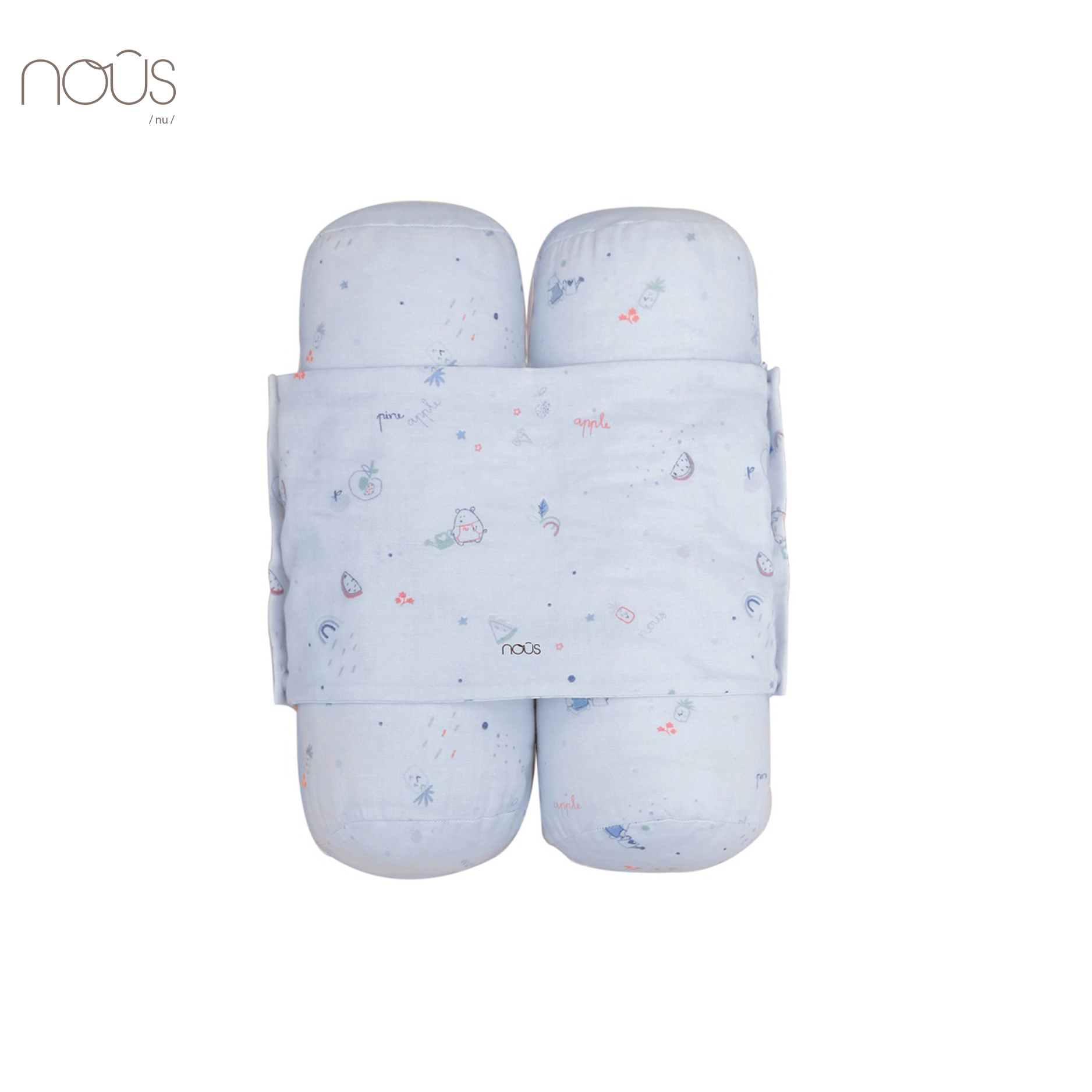 Gối chặn xanh hình hoa quả