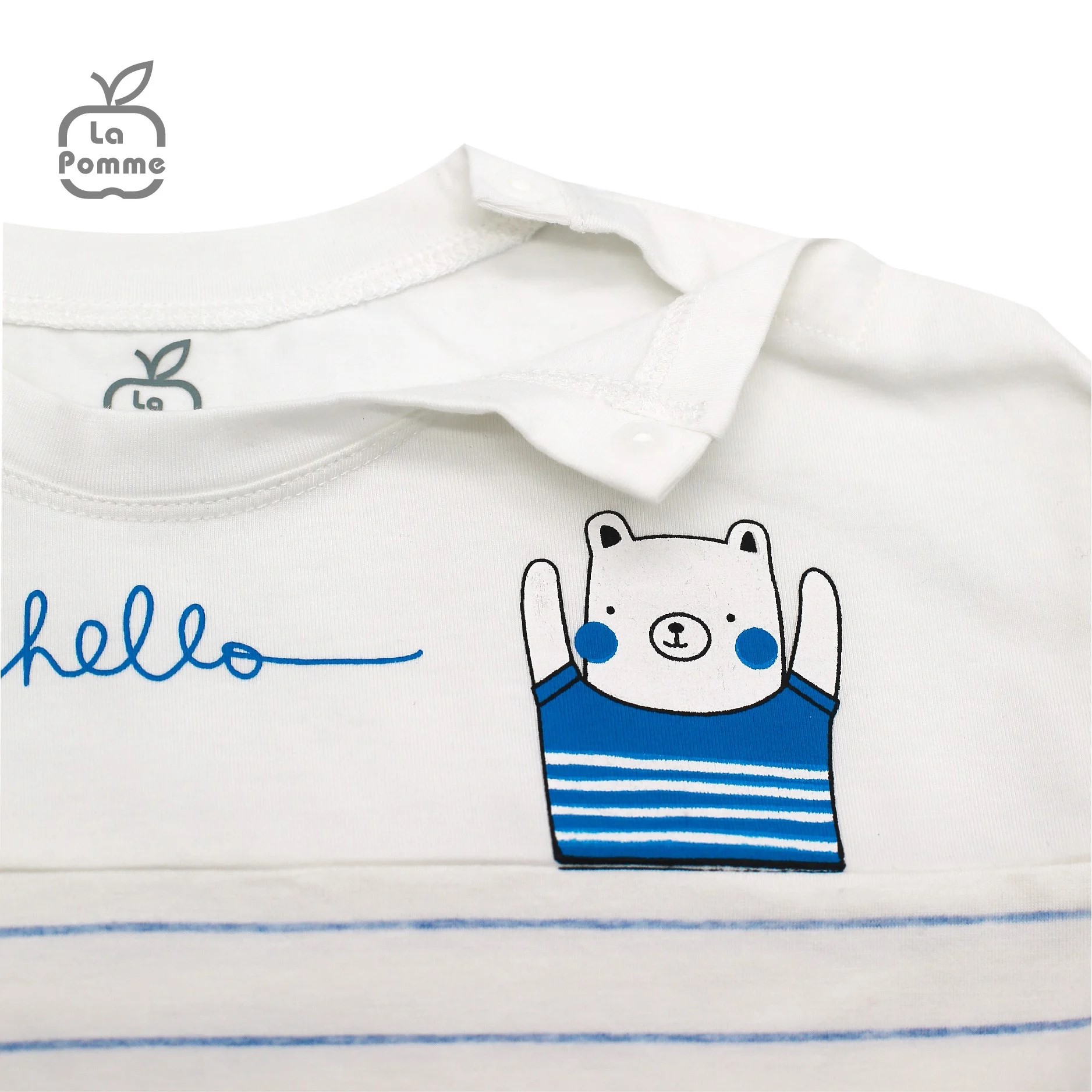 Bộ cộc tay La Pomme chú gấu nhỏ