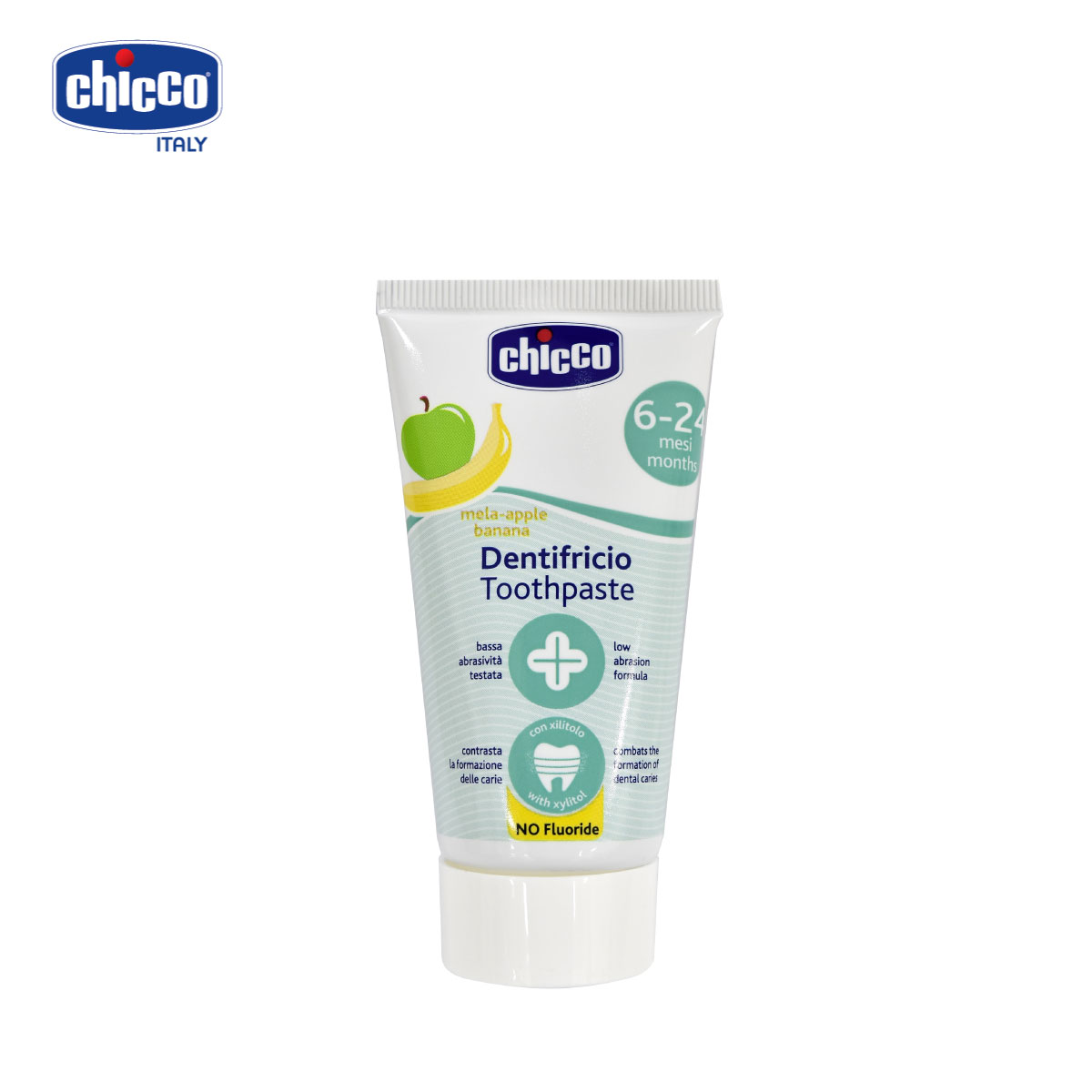 Kem đánh răng hương Chuối - Táo 6M+ Chicco