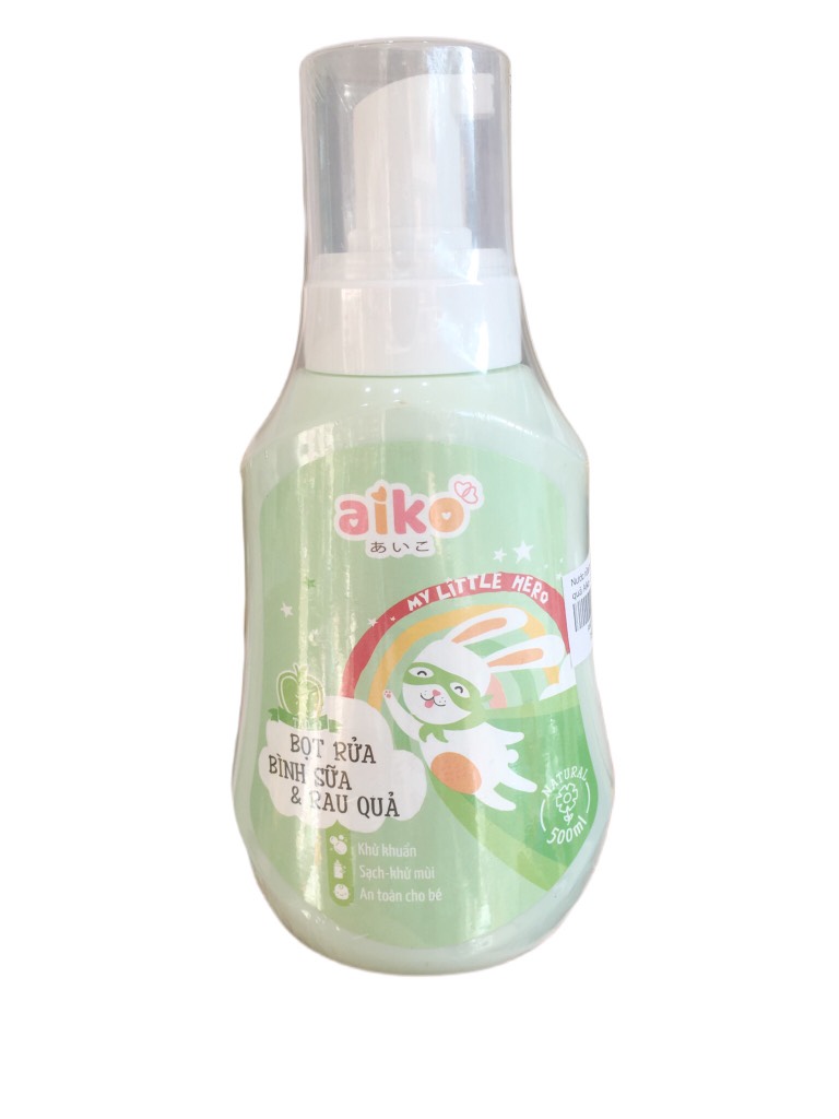 Nước rửa bình sữa và rau quả Aiko