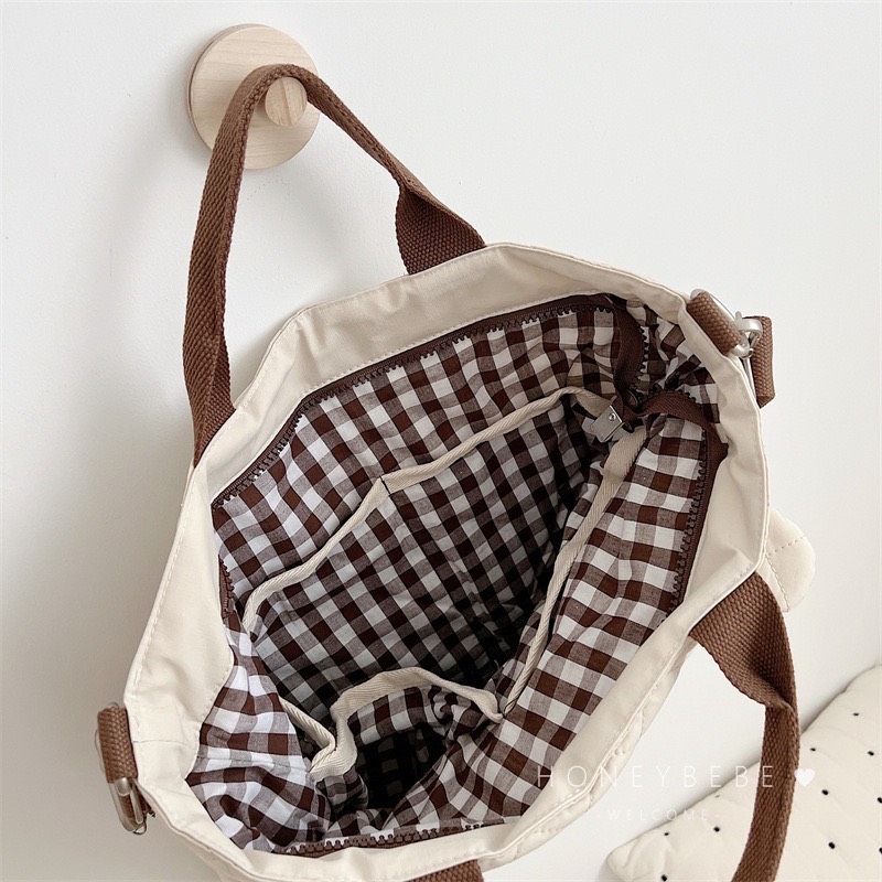 Túi bỉm sữa, túi đa năng phong cách Hàn Quốc (40x35cm)