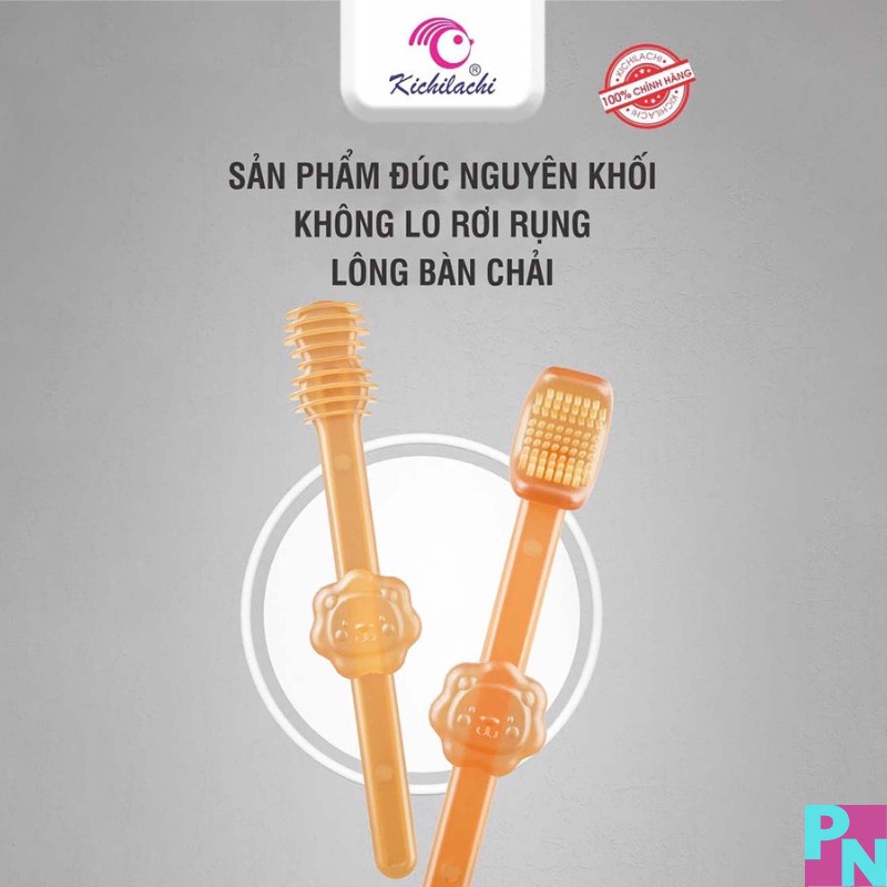 Tưa lưỡi silicone cho bé Kichilachi