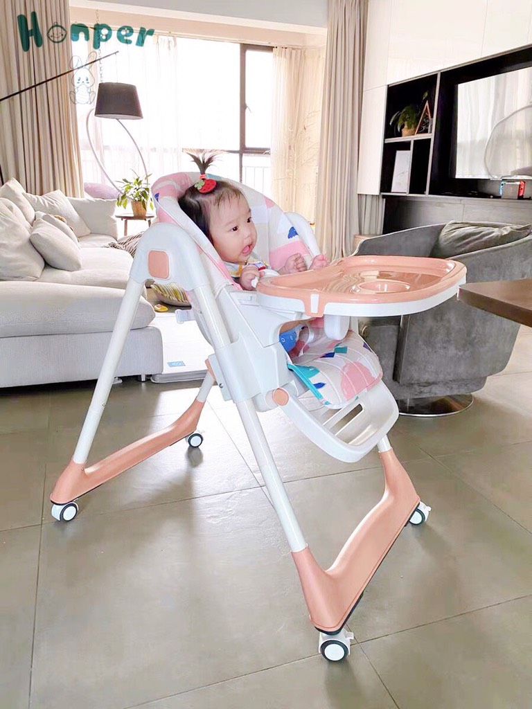Ghế ăn dặm điều chỉnh độ cao Honper HP214