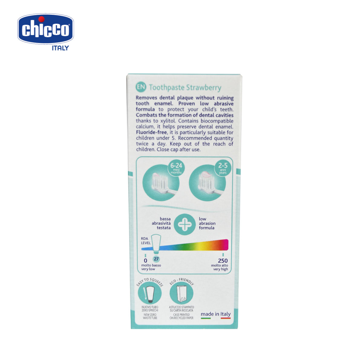 Kem đánh răng hương Chuối - Táo 6M+ Chicco