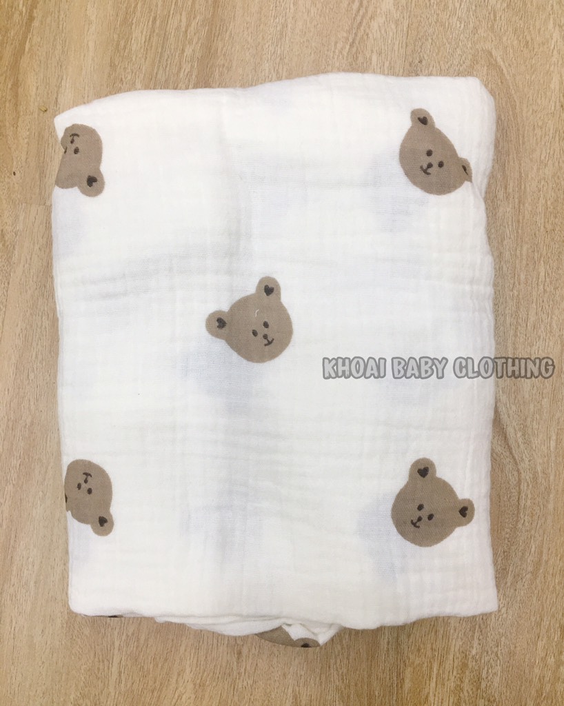 Khăn choàng che cho bé đi ra ngoài