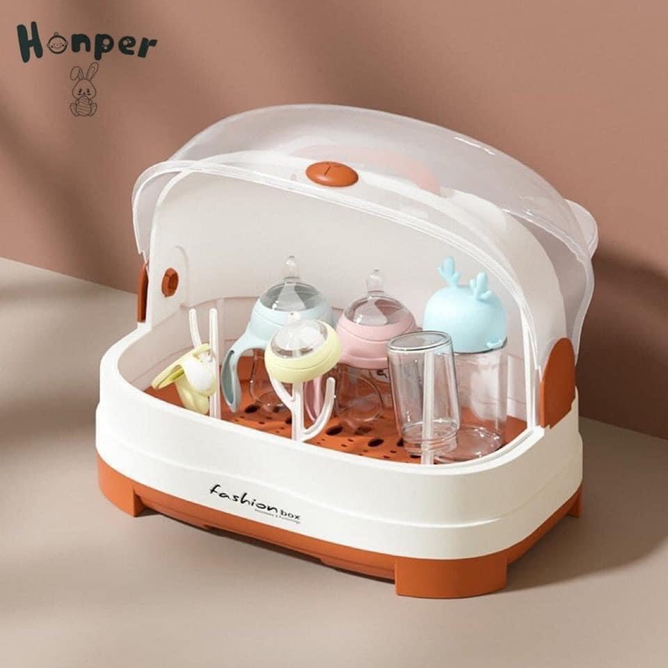 Giá úp bình sữa hình gấu Honper HP532