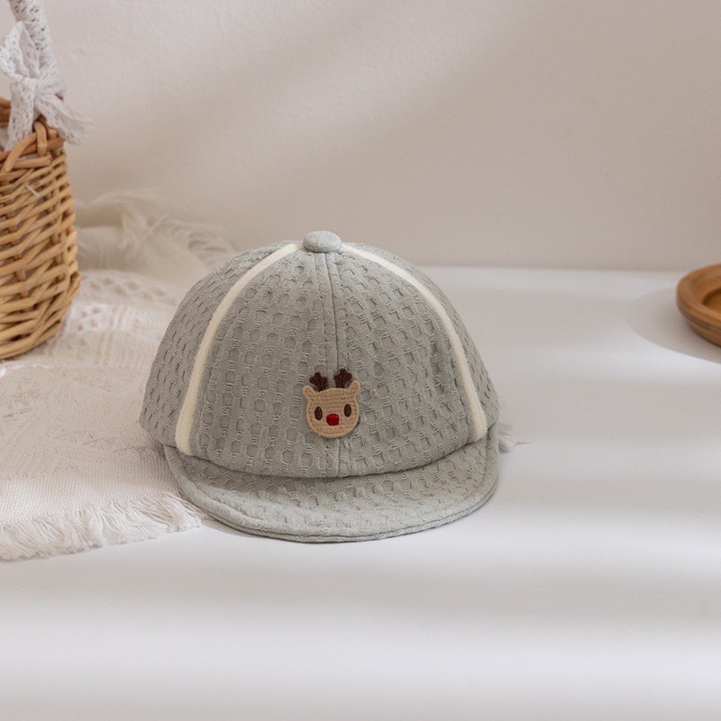 Mũ lưỡi trai kẻ viền cho bé