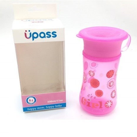 Cốc tập uống nước 360 độ Upass 330ml (Sử dụng cho bé từ 1 tuổi)
