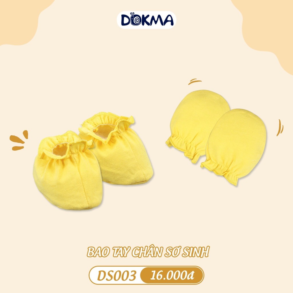 Set bao tay bao chân chun Dokma - DS003