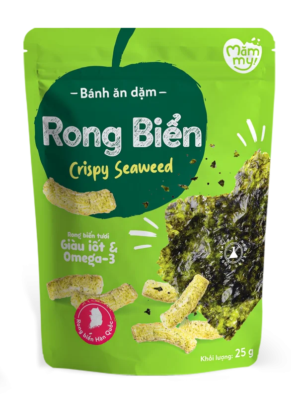 Bánh ăn dặm Mămmy vị rong biển -25g (Bé từ 6 tháng)