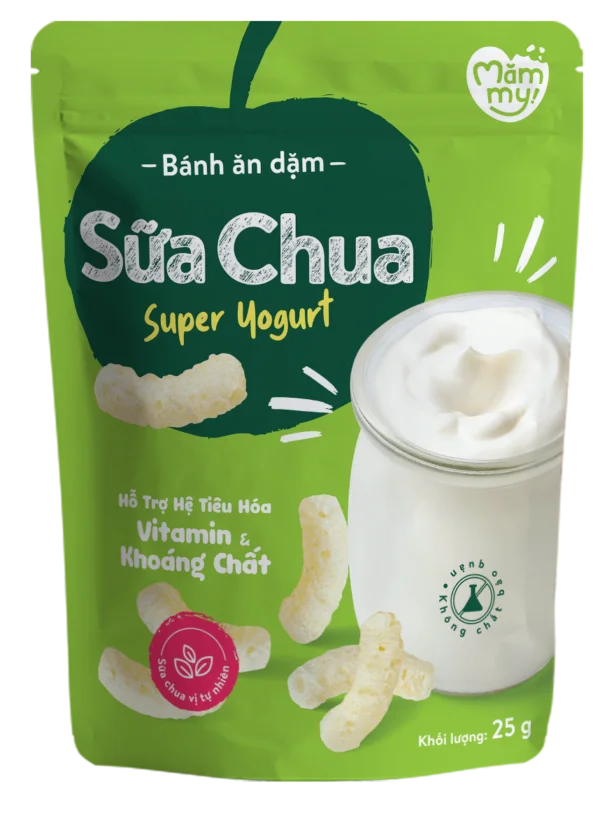 Bánh ăn dặm Mămmy vị sữa chua -25g (Bé từ 6 tháng)