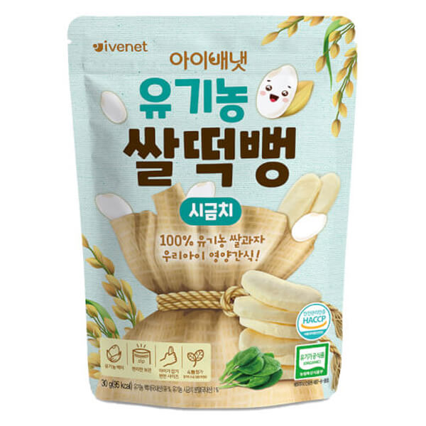 Bánh gạo hữu cơ Ivenet Hàn Quốc đủ vị 30g - Thực phẩm bổ sung