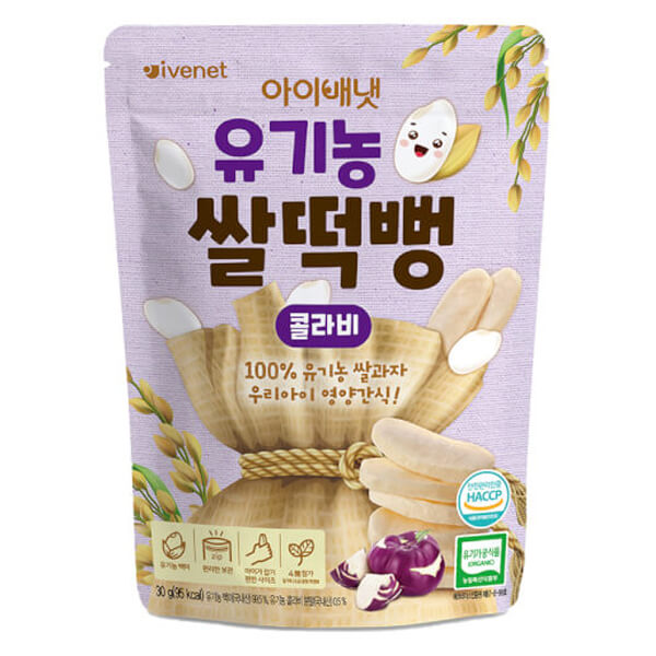 Bánh gạo hữu cơ Ivenet Hàn Quốc đủ vị 30g - Thực phẩm bổ sung