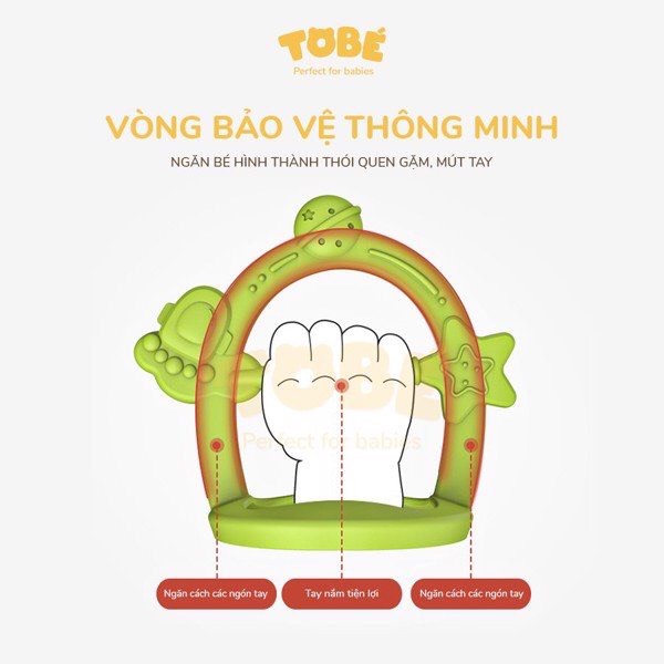 Ngậm nướu sillicone Tobé
