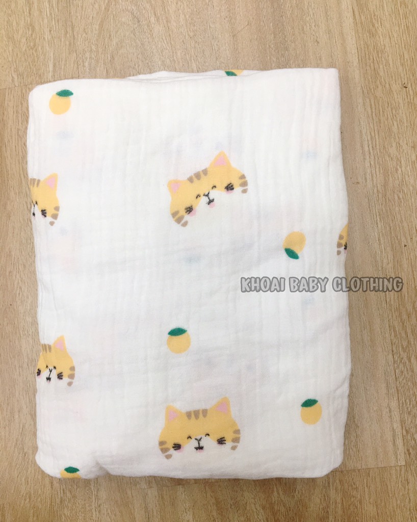 Khăn choàng che cho bé đi ra ngoài