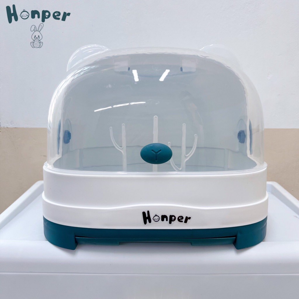 Giá úp bình sữa hình gấu Honper HP532
