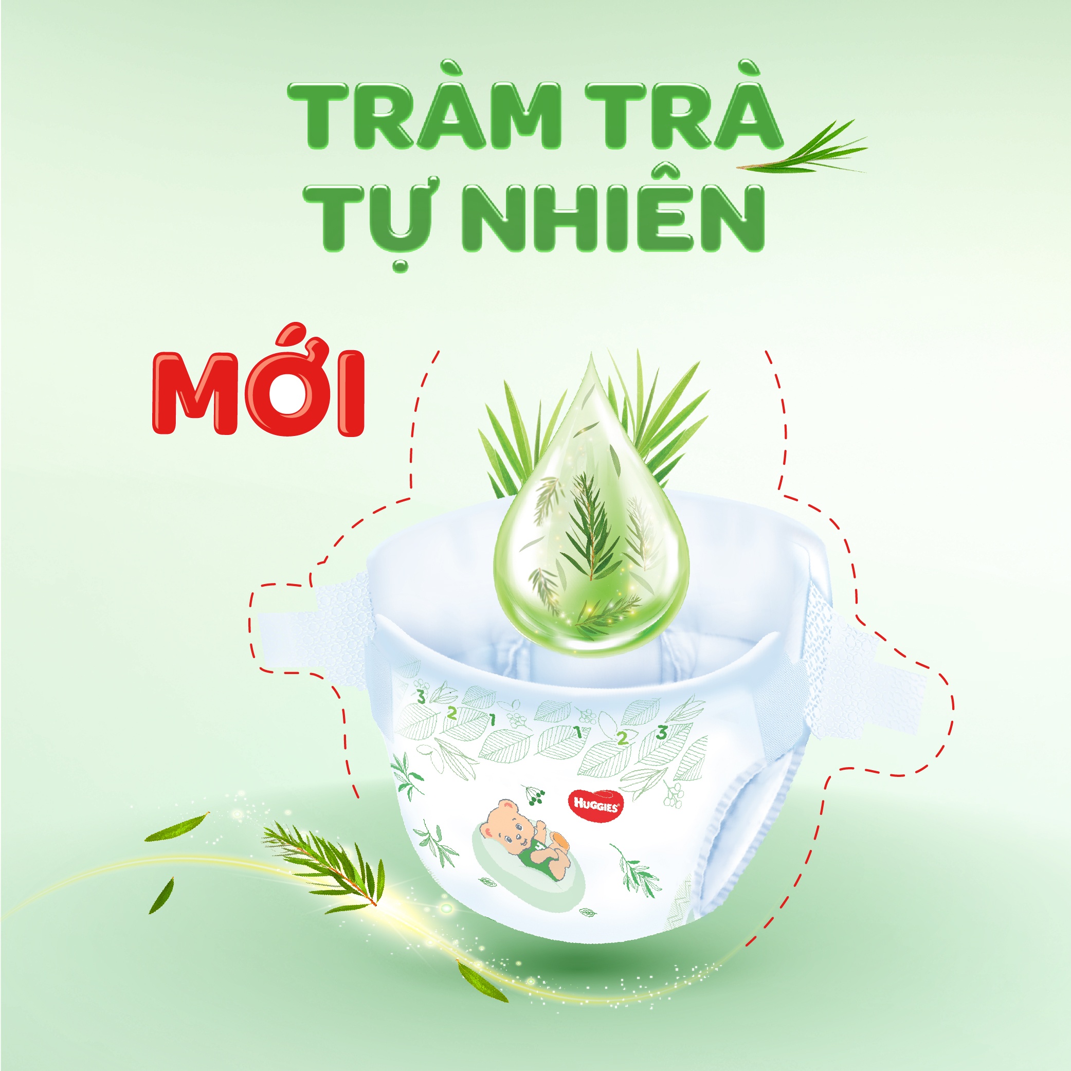 Tã dán Huggies Skin Care size M 76+3 miếng (6-11kg)