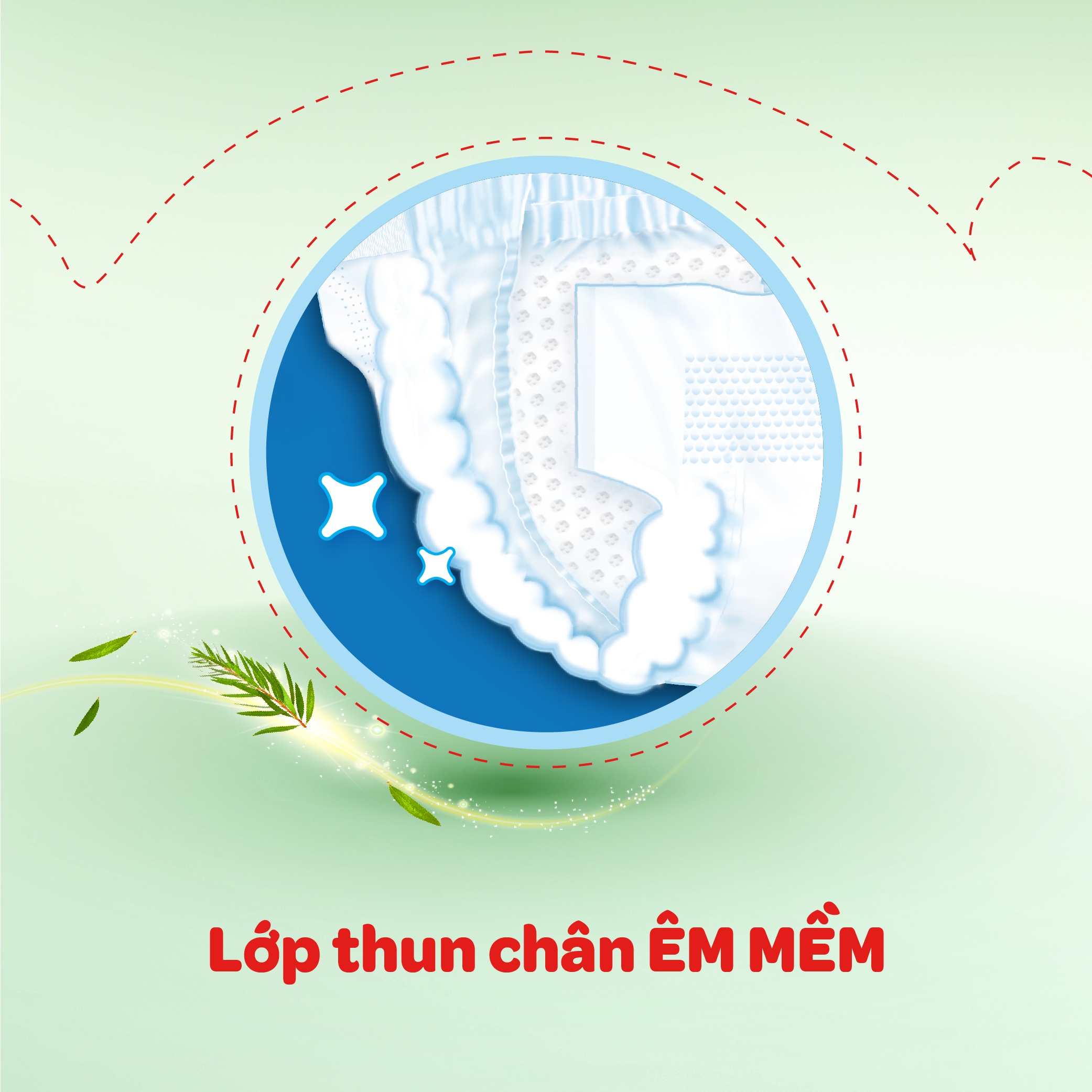Tã dán Huggies Skin Care size L 68 miếng (9-14kg)