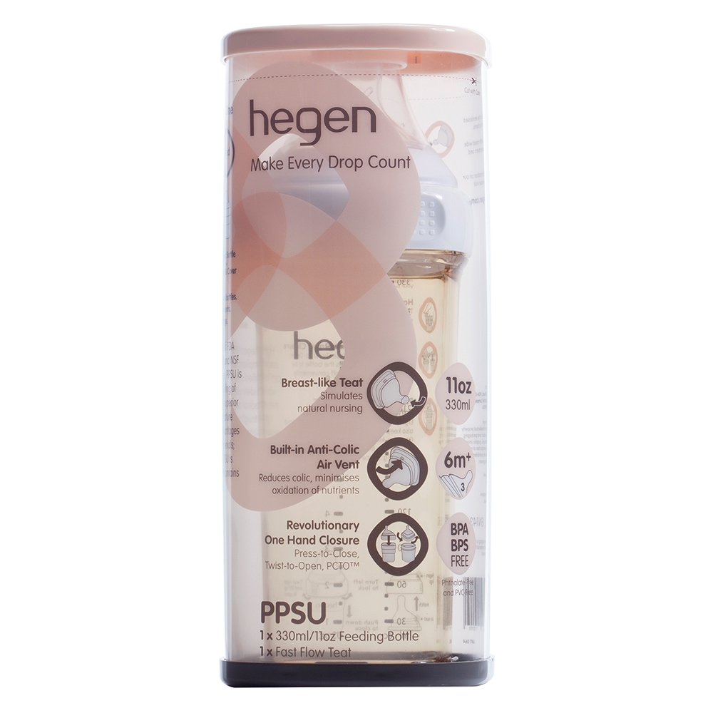 Bình sữa Hegen PPSU 330ml (6M+)