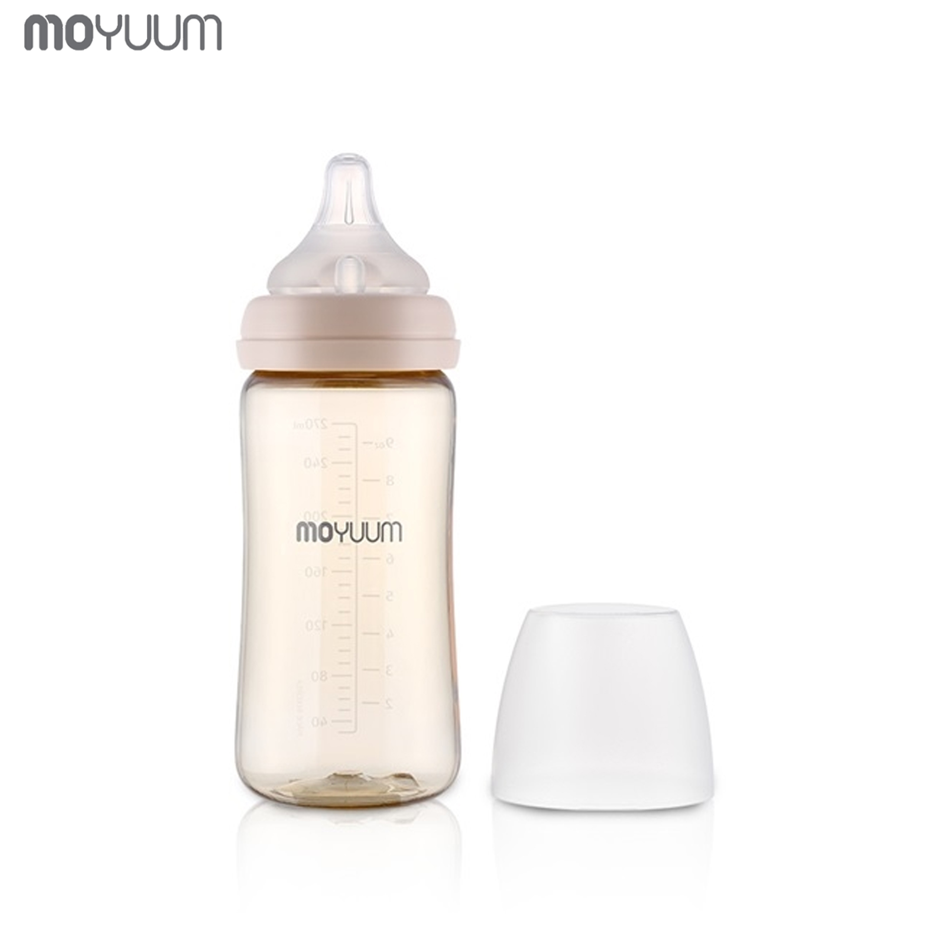 Bình sữa Moyuum Hàn Quốc cao cấp PPSU 270ml (Bình trơn)
