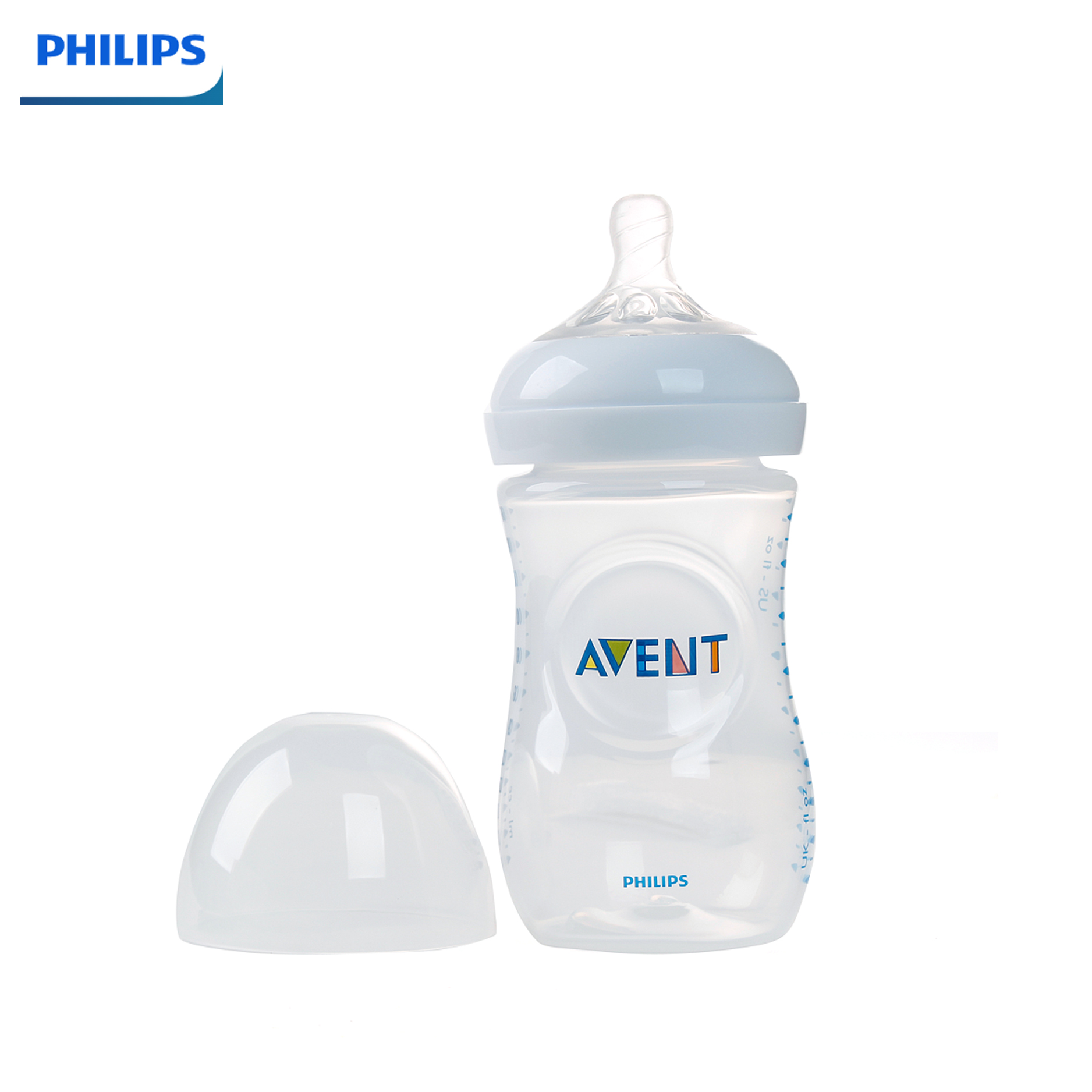 Bình sữa Philips Avent Nature 260ml bằng nhựa, không BPA (SCF693.13)