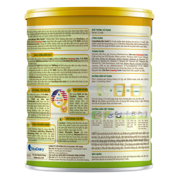 Sữa ColosBaby Bio Gold 1+ (1-2 tuổi)