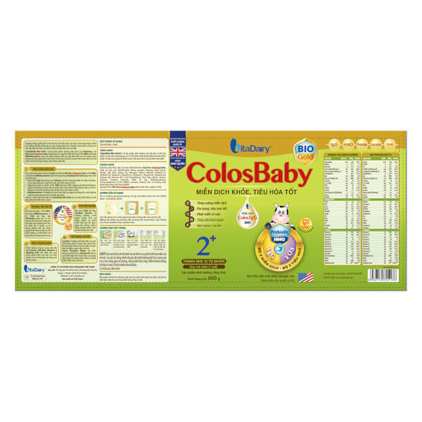 Sữa ColosBaby Bio Gold 2+ (trên 2 tuổi) - 800g