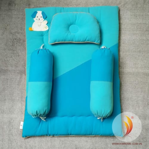 Set nệm gối sơ sinh Kim Home