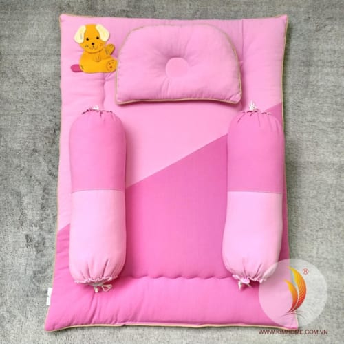 Set nệm gối sơ sinh Kim Home