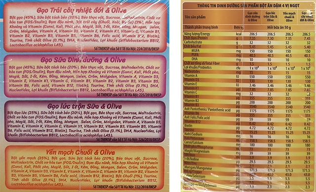 Bột ăn dặm MetaCare 4 gói vị ngọt - 200g (6 - 24 tháng)