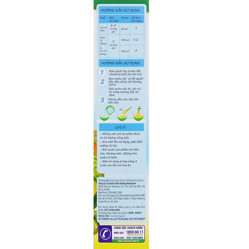 Bột ăn dặm MetaCare vị Heo rau ngót bí đỏ & Olive - 200g (7 - 24 tháng)