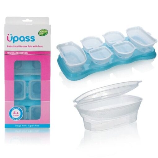Bộ khay trữ đông thức ăn Upass có nắp đậy 6 hộp