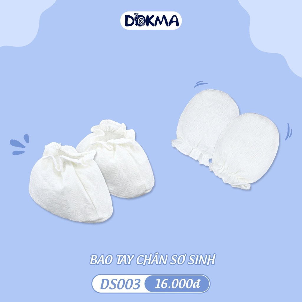 Set bao tay bao chân chun Dokma - DS003